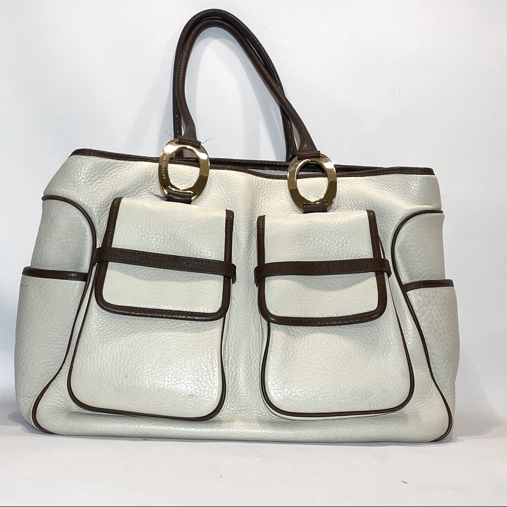 Antonio Milani Pebble Grain All Leather Handbag